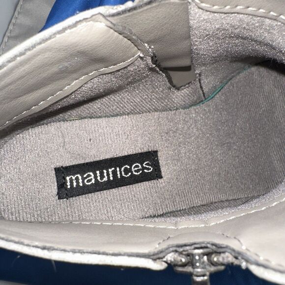 Maurices Gray Ankle Boots Size 8M EUC - Picture 5 of 10